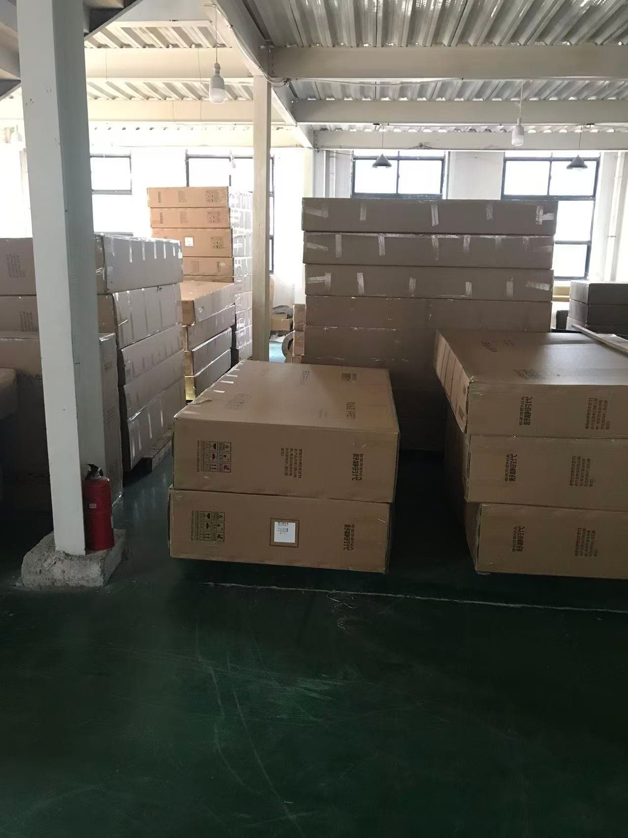 Packed furniture orders ready for dispatch