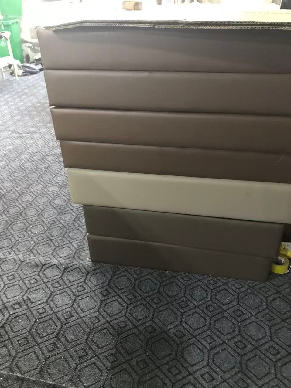 Upholstery material and panel samples