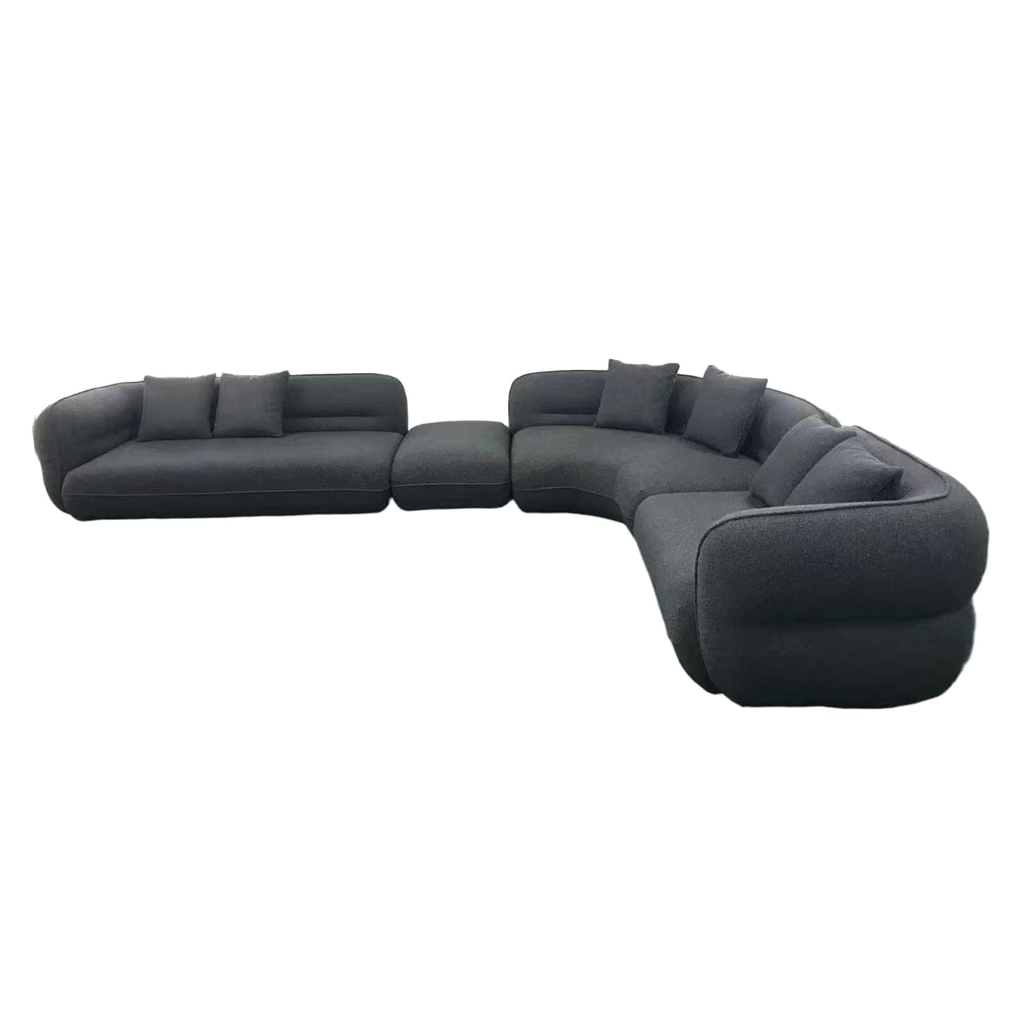 Simple Style Fabric Sofa — image 2